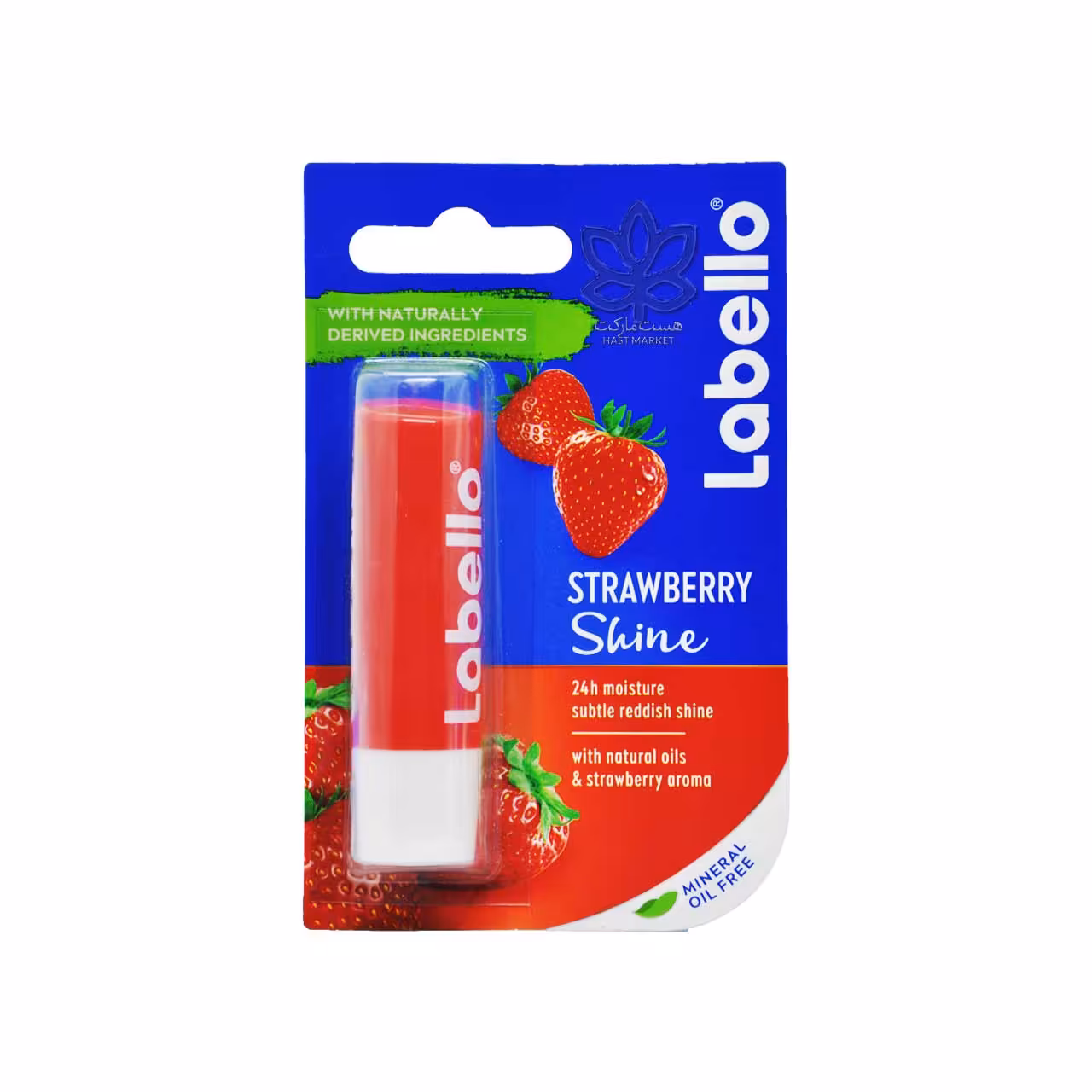 بالم لب مراقبتی و براق کننده با رایحه توت فرنگی لابلو - labello