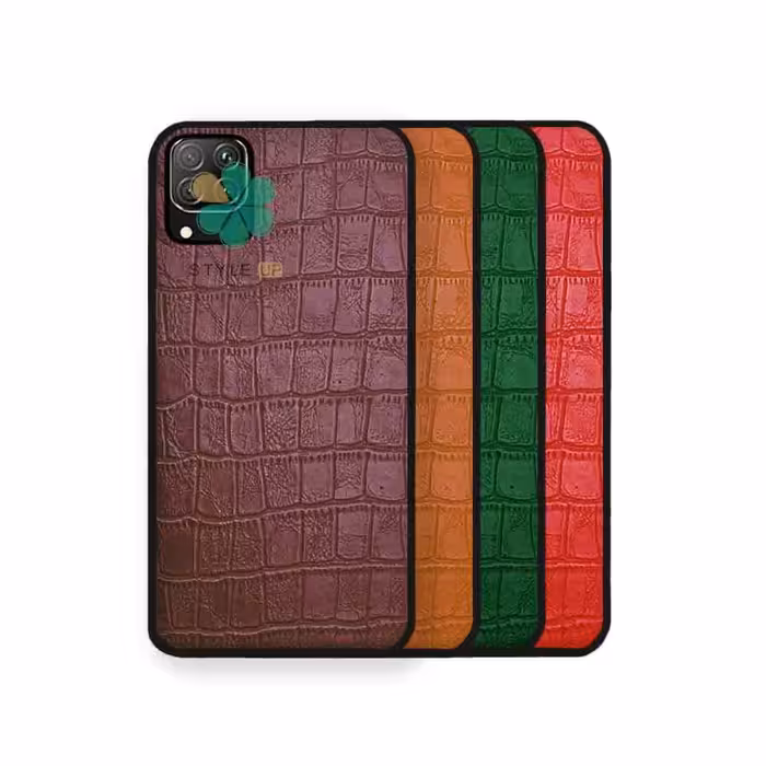 قاب چرم گوشی سامسونگ Samsung Galaxy A12 مدل Alligator