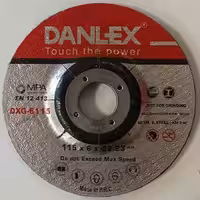 دنلکس صفحه سنگ مینی ساب فیبری دو کاره (آهن و استیل) 22.2*6*115 کد DXG-6115