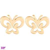 گوشواره طلا 18 عیار رزا مدل EG10