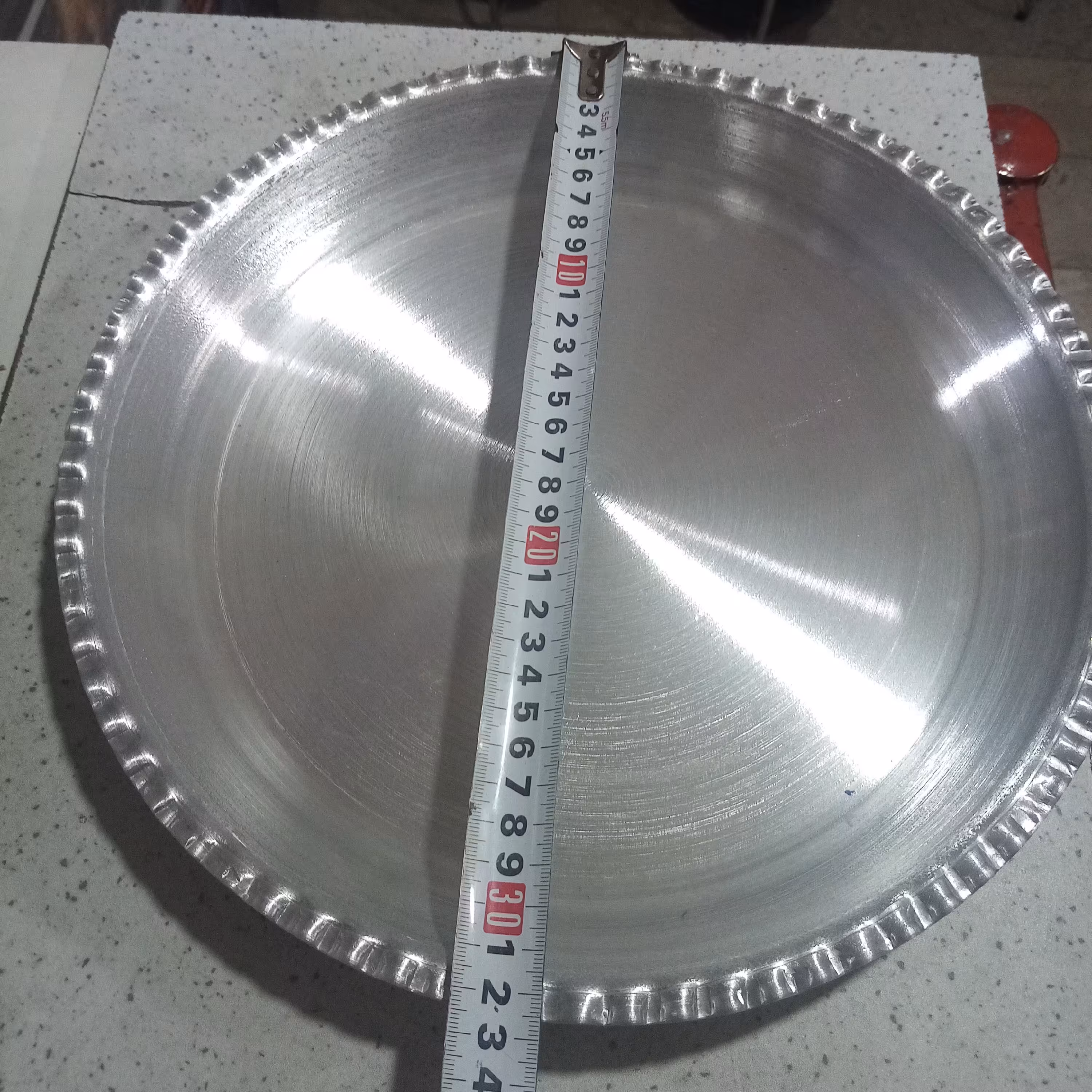 سینی روحی کنگره 32 سانتی وزن 380 گرم