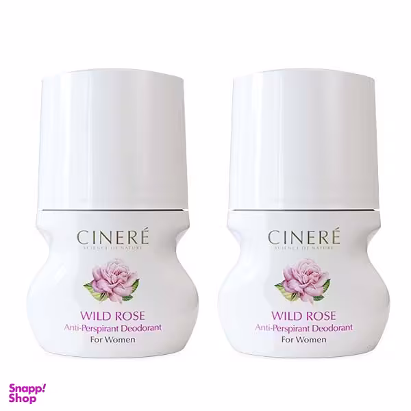 رول ضد تعریق   سینره مدل Wild Rose حجم 50 میلی لیتر مجموعه 2 عددی