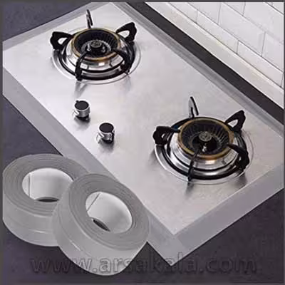 چسب نسوز آلومینیومی دور گاز 3 سانتی