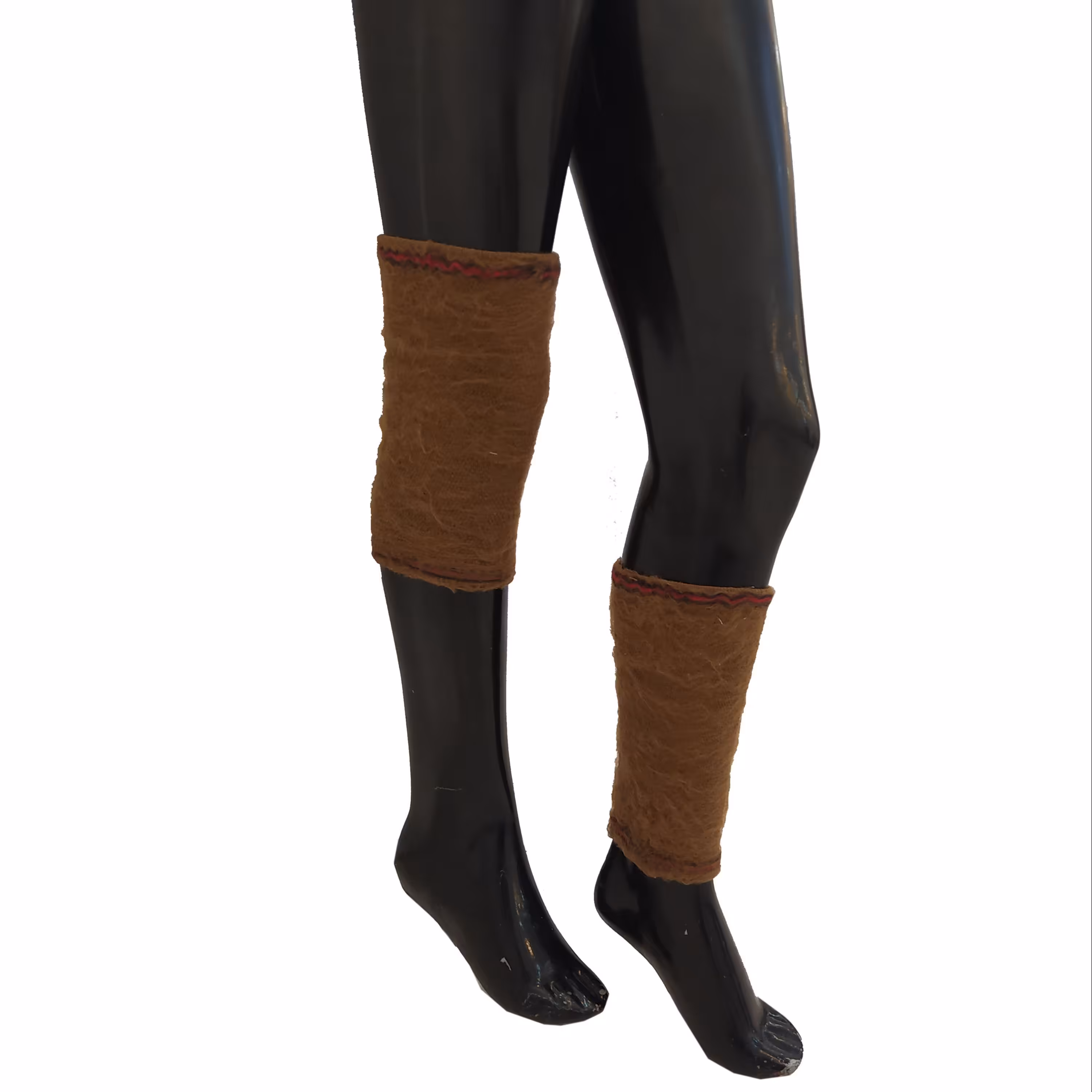 زانو بند و ساق بند طبی پشم شتر سایز بندی 4و5 بسته دو عددی