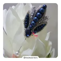 گلسینه جواهردوزی شده سنجاق لبنانی گل G29
