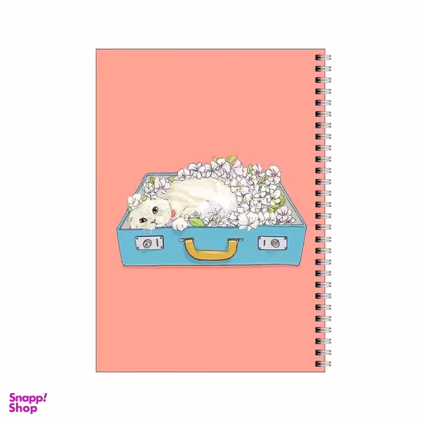 دفتر مشق 50 برگ بامبیلیپ طرح گربه و چمدان کد 7149256