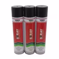 اسپری رنگ مشکی مات واکو مدل 300ML بسته 3 عددی