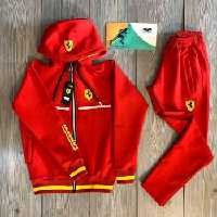 ست ورزشیه بچه گانه کلاه دار تمام زیپ طرح یورش