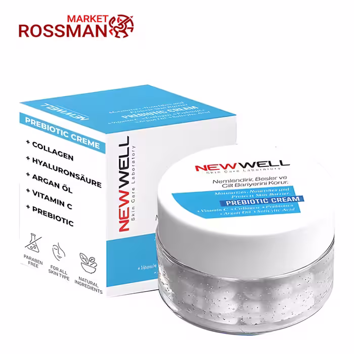 کرم آبرسان پربیوتیک نیوول NewWell حجم 50 میلی لیتر