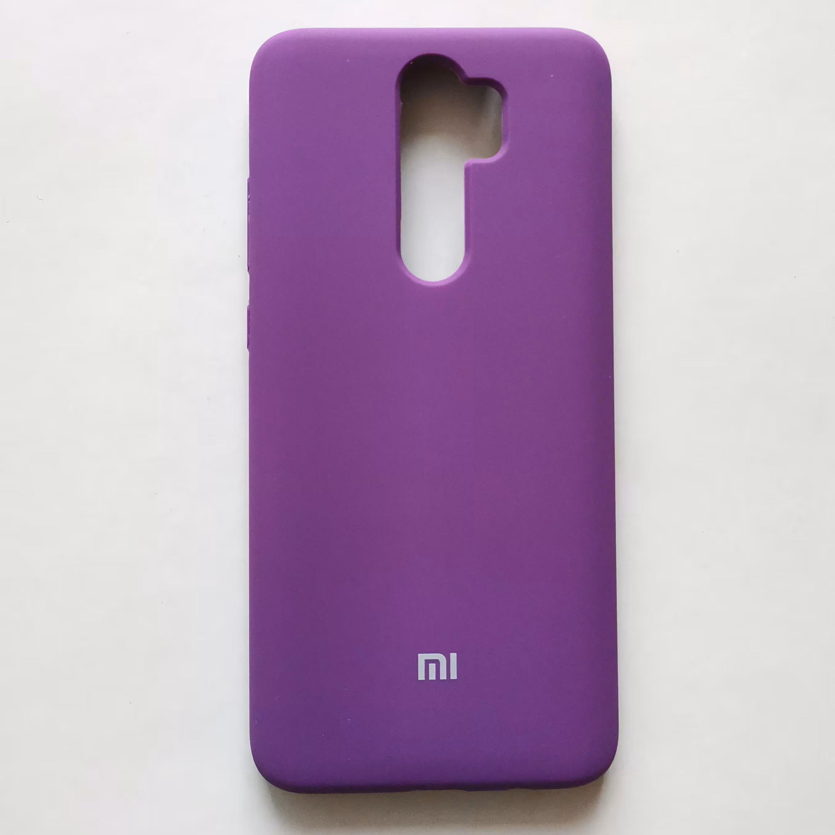 قاب سیلیکونی درجه یک پاک کنی بنفش گوشی شیائومی Redmi note 8 pro