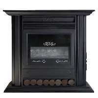 بخاری گازی مروارید سوز طرح شومینه مدل رویال 25000