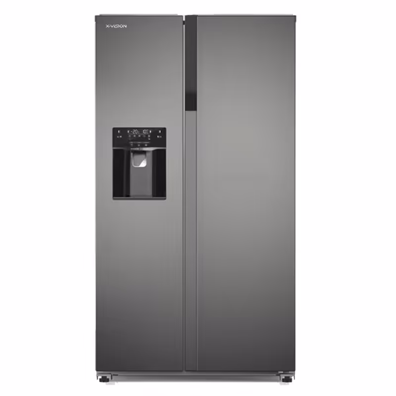 یخچال‌فریزر سایدبای‌ساید اتوماتیک ایکس‌ویژن مدل HS600SI