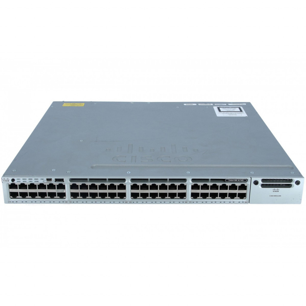 قیمت و خرید سوییچ شبکه 48 پورت سیسکو مدل C3850-48P-L | نت ران
