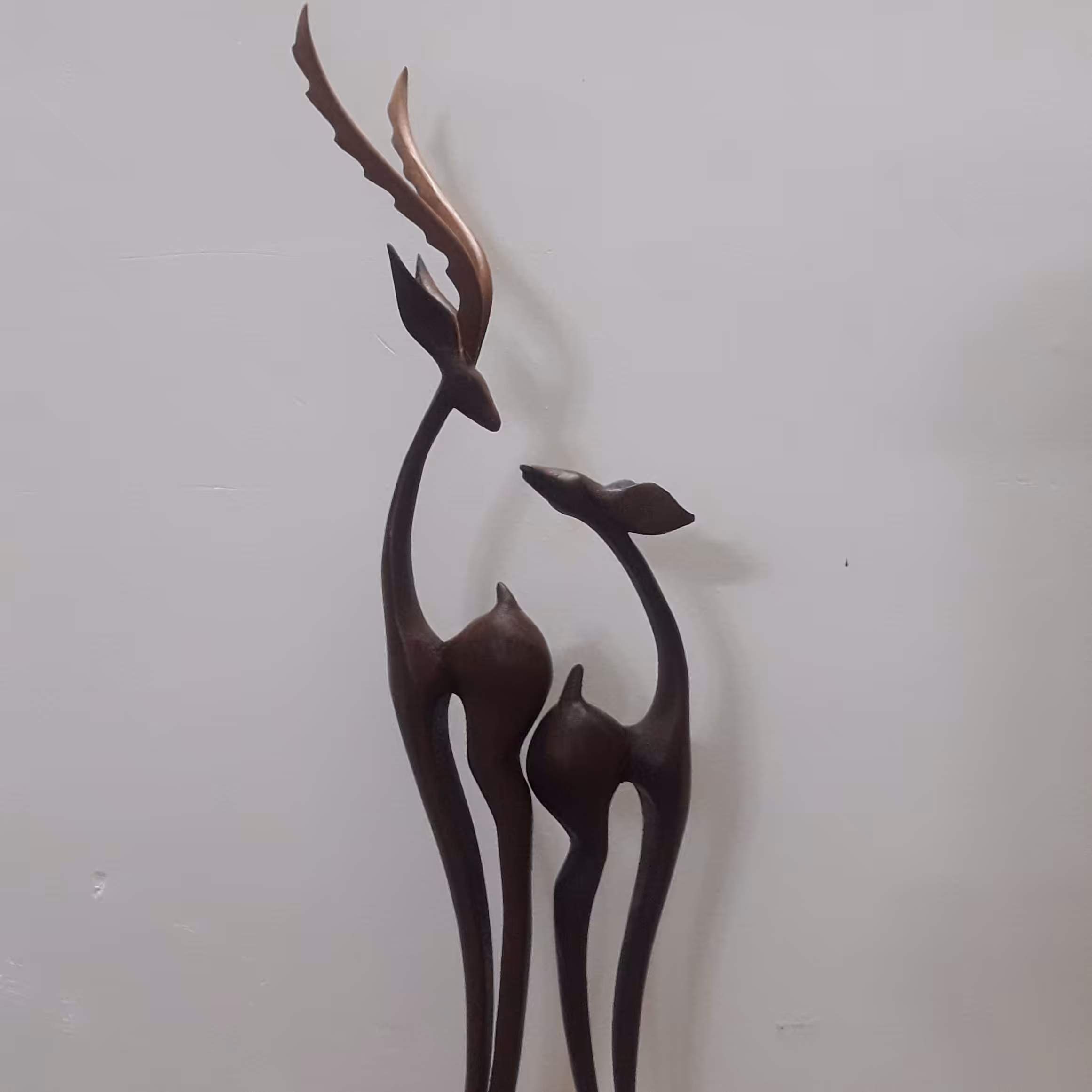 مجسمه غزال چوبی (پس کرایه)