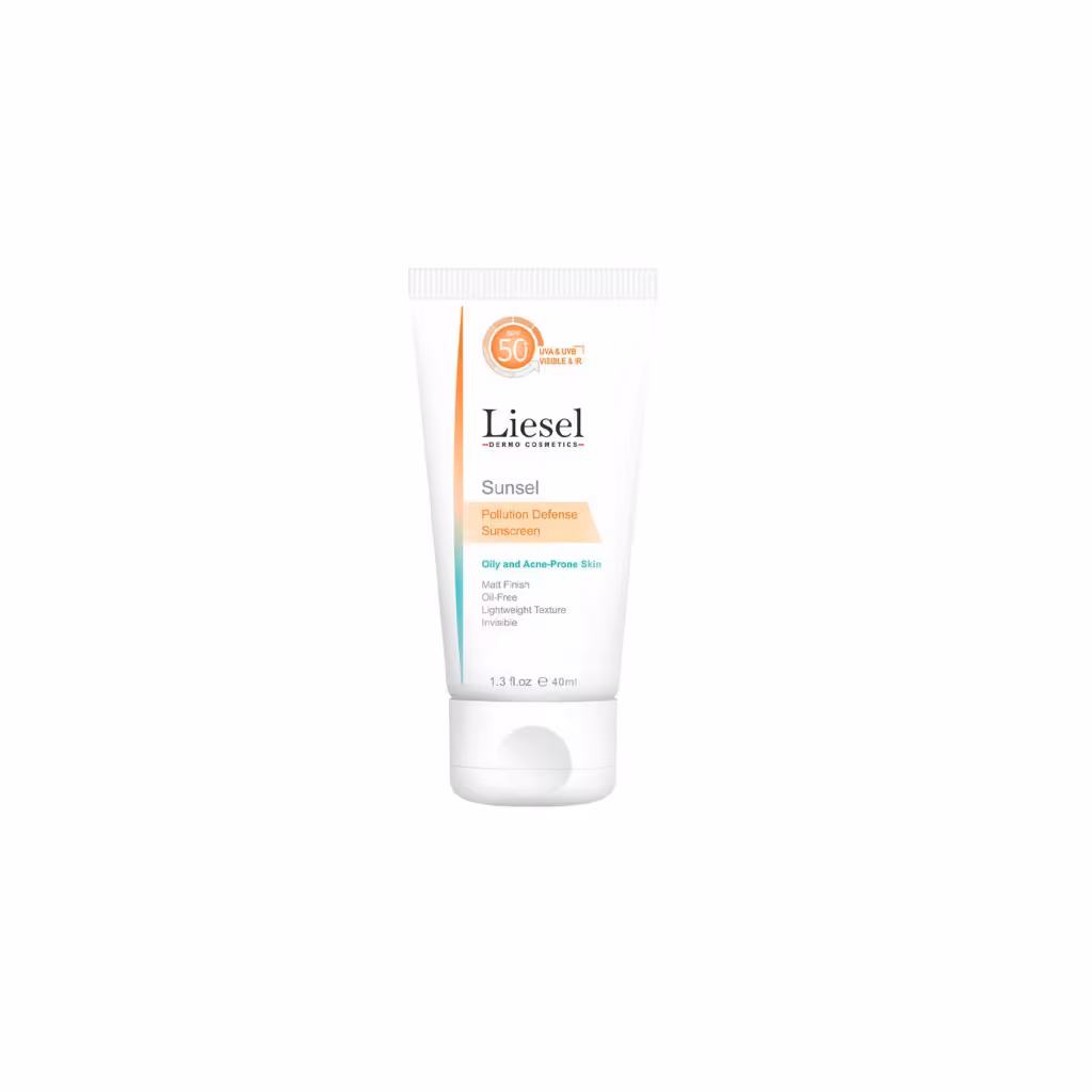 کرم ضدآفتاب پوست چرب و آکنه ای بی رنگ لایسل (SPF 50)