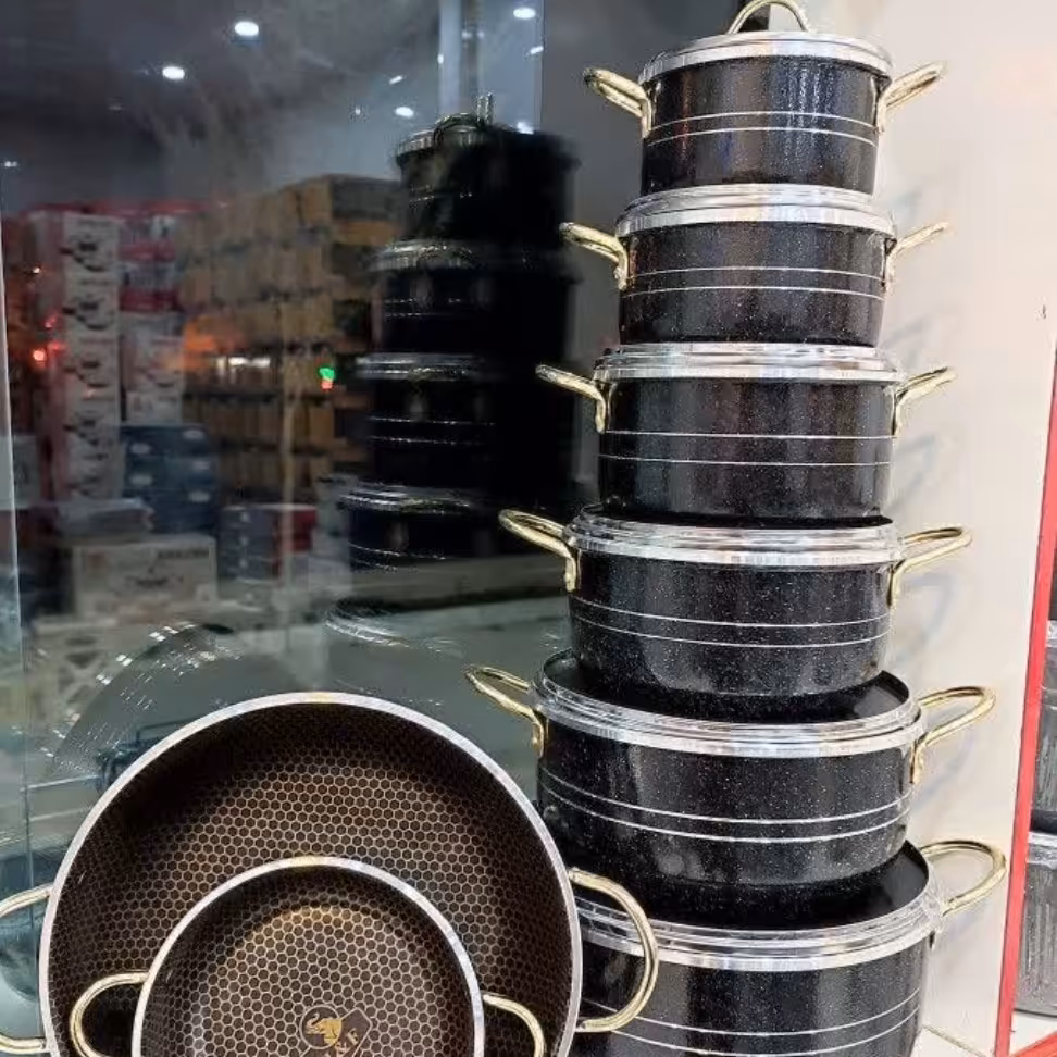 سرویس قابلمه 14پارچه داخل زنبوری هلنا