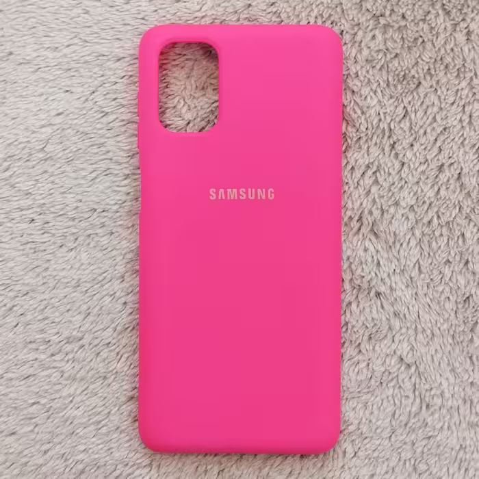 گارد - قاب - کاور سیلیکونی رنگ صورتی مناسب برای سامسونگ Galaxy M51