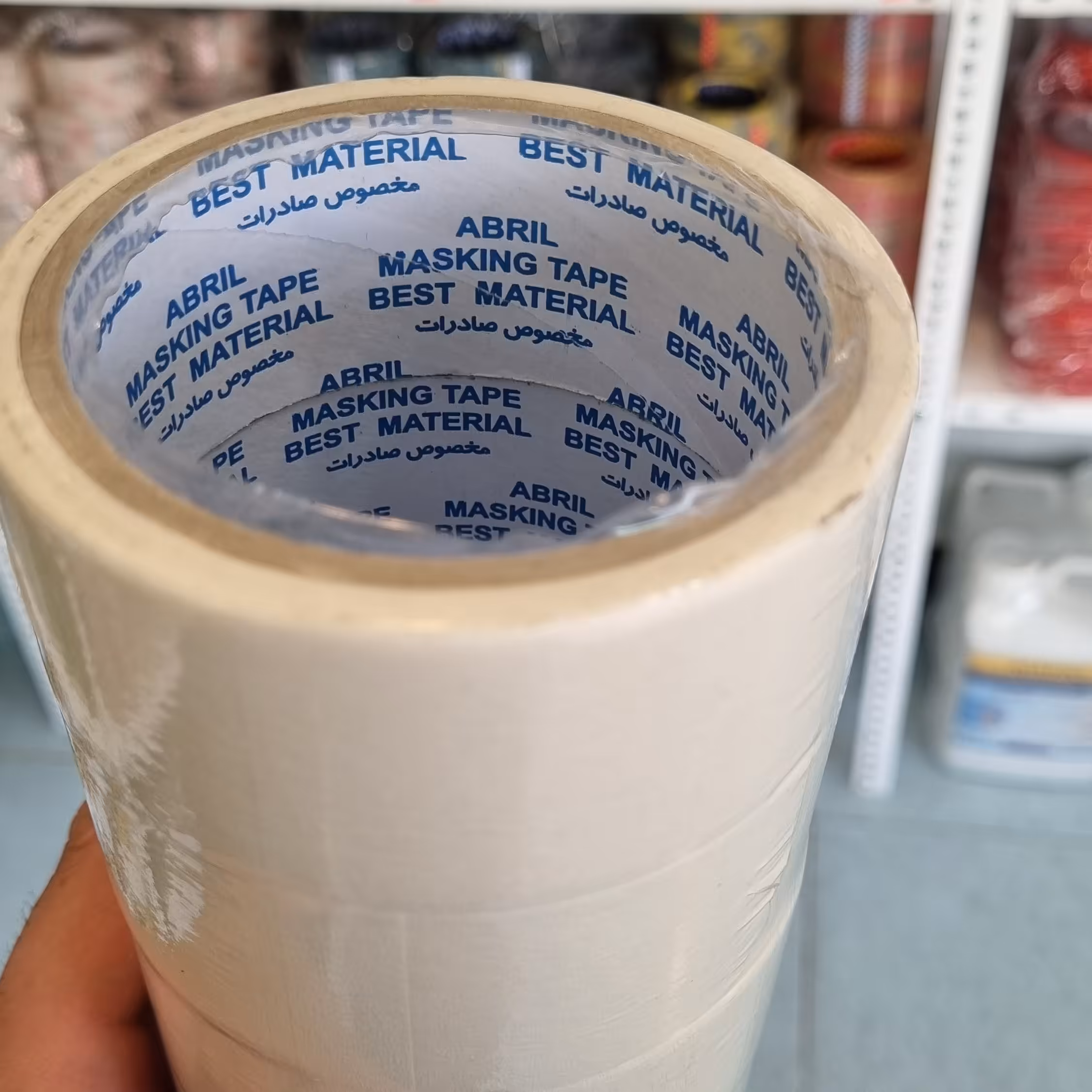 چسب کاغذی -16 یارد - پهن -برند ابریل - مخصوص صادرات- یک عدد