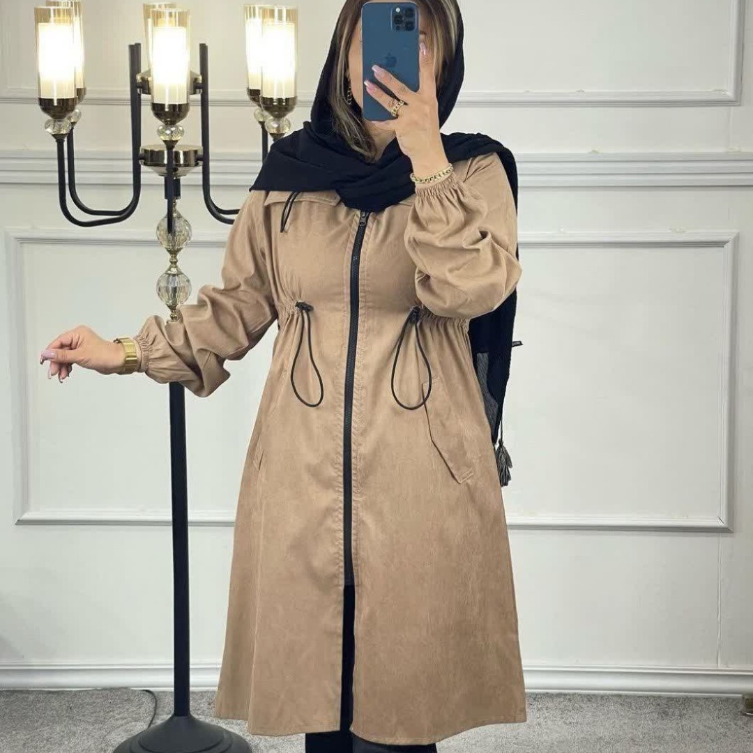 مانتو زنانه پاییزه بلند ،جنس میکرو 