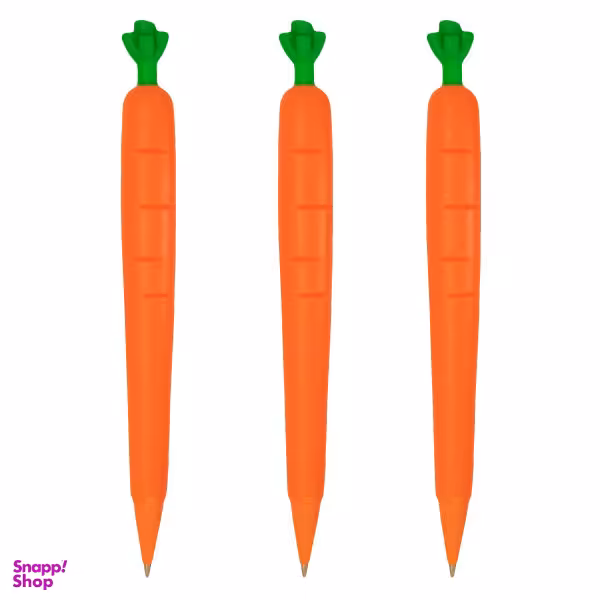 مداد نوکی 0.5 میلی متری طرح هویج بسته 3 عددی