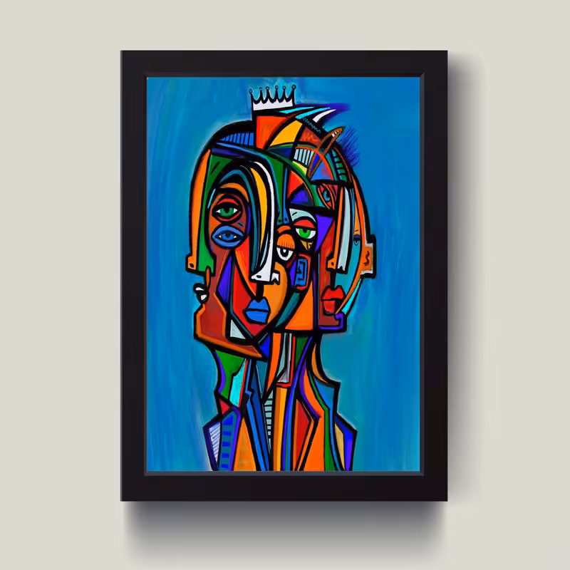 تابلو مدل چهره در چهره کد G15-44