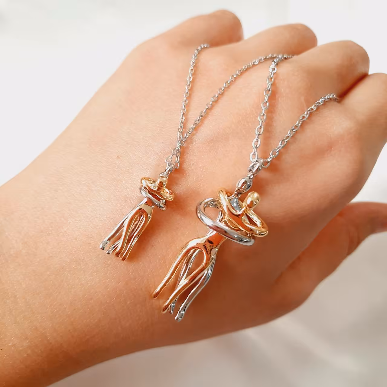 گردنبند ست آغوش  در دوسایز