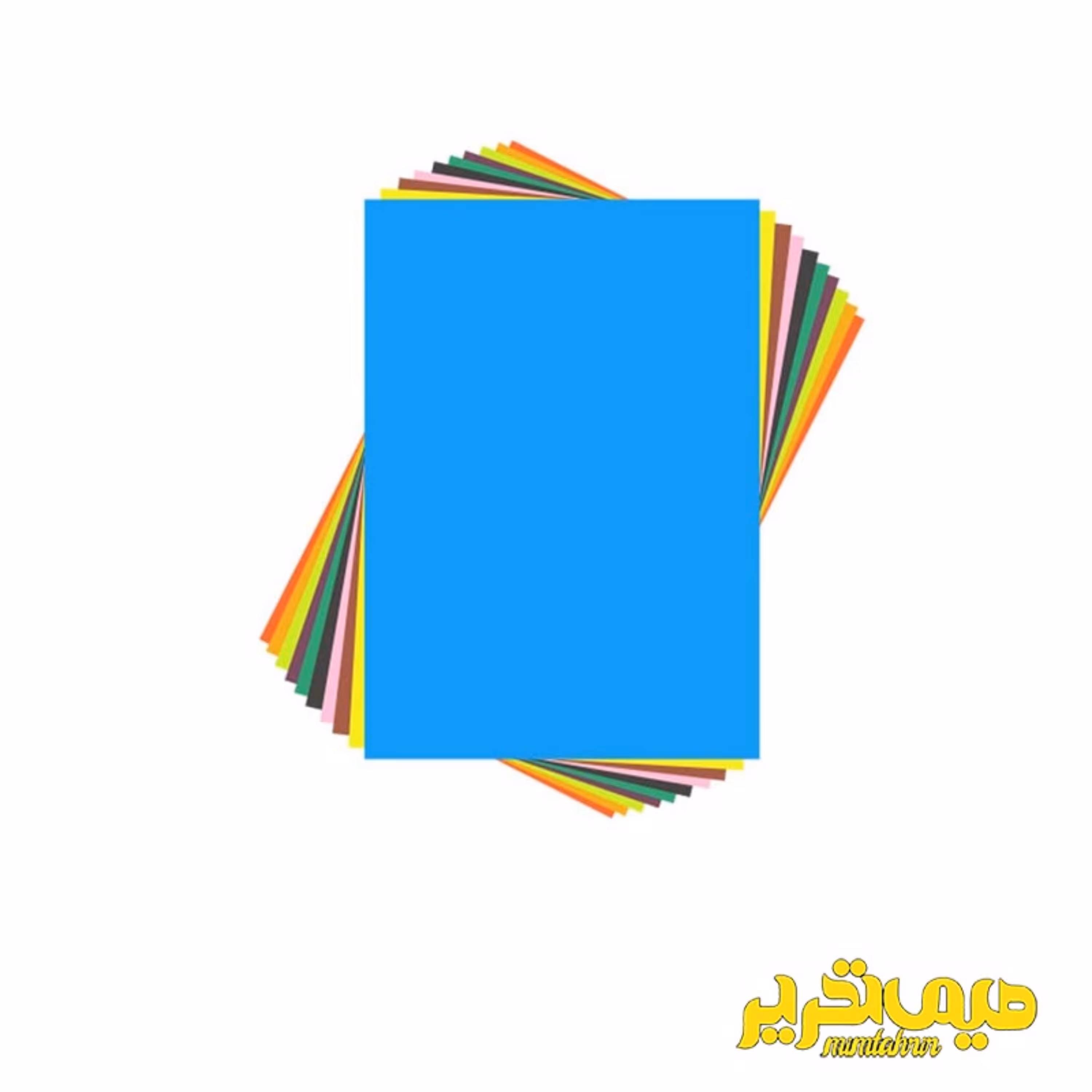 کاغذ رنگی گلاسه 10 عددی تک رو