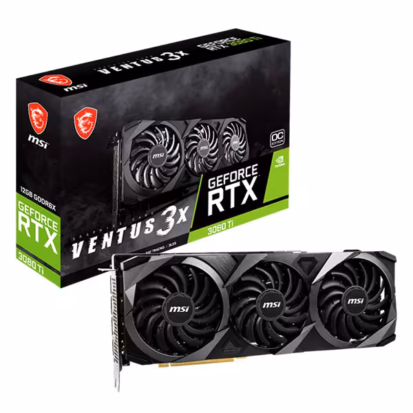 کارت گرافیک ام اس آی مدل RTX 3080 Ti VENTUS 3X 12G OC - پردیس پازار