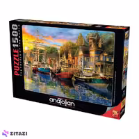 پازل 1500 تکه آناتولین مدل Harbour Lights کد 4564