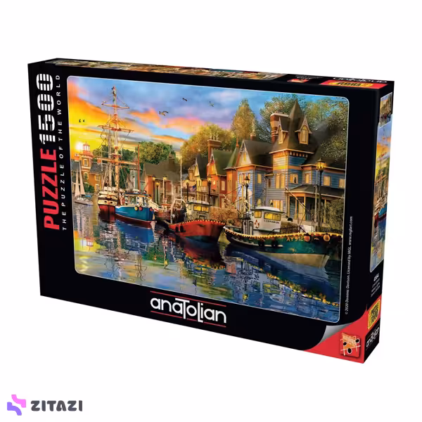 پازل 1500 تکه آناتولین مدل Harbour Lights کد 4564