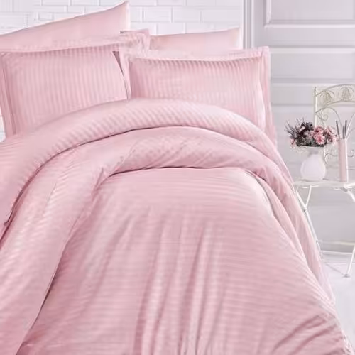 روتختی یکنفره جنس هتلی،صورتی،بسیار باکیفیت،مناسب تخت90