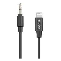 کابل تبدیل میکروفون بویا مدل Boya BY-K1 3.5mm Trs to Lightning Cable