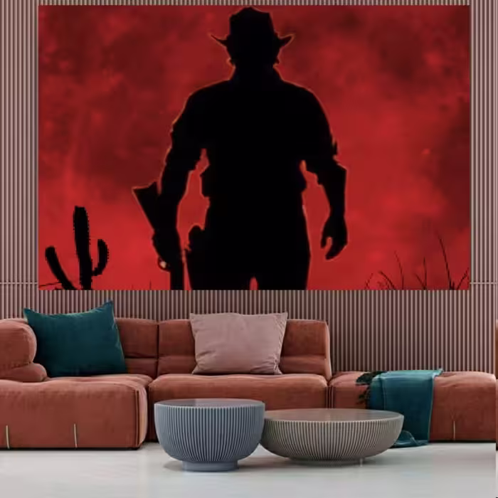 تابلو بوم  طرح Red Dead Redemption 2  کد 308