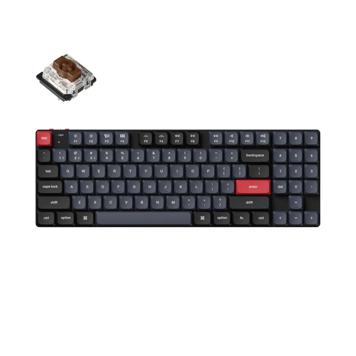 خرید کیبورد Keychron K13 Pro Brown RGB Hot Swappable K13P-H3 با بهترین قیمت