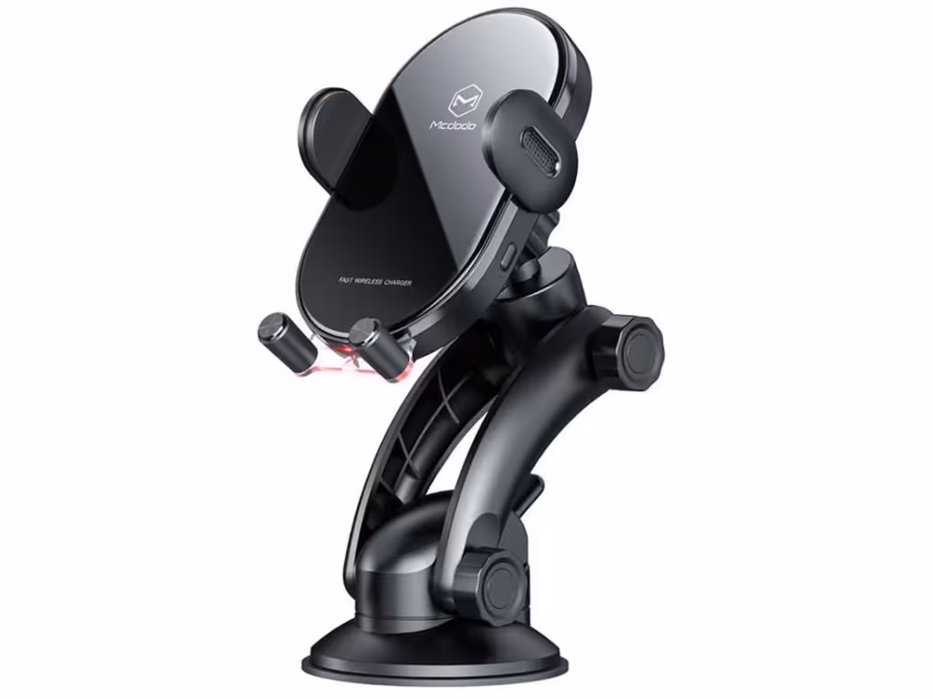 پایه نگهدارنده و شارژر بی‌سیم خودروی مک‌دودو MCDODO 15W Wireless Charger Car Mount Space Series CH-7620
