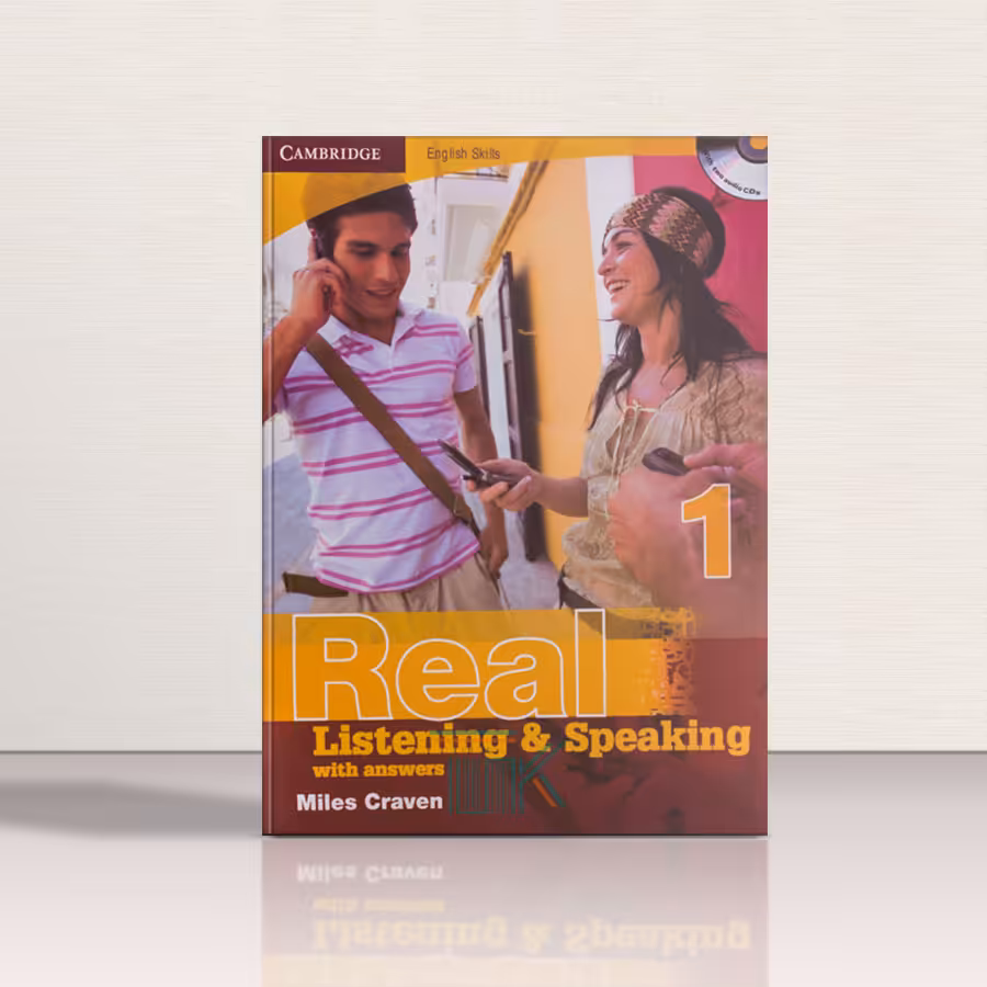 کتاب ریل لسنینگ اند اسپیکینگ 1 | Real listening and Speaking 1 | خرید کتاب زبان | خرید لوازم التحریر | چی کتاب | بالاترین تخفیف و ارسال رایگان