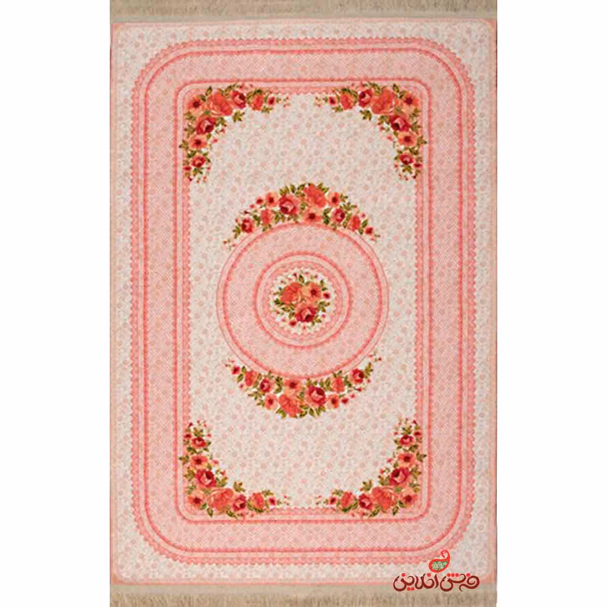 فرش ماشینی کلاریس کلکسیون کلاسیک کد100103 کرم