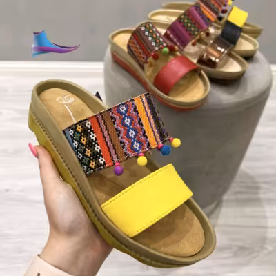 دمپایی روفرشی شیک 6098