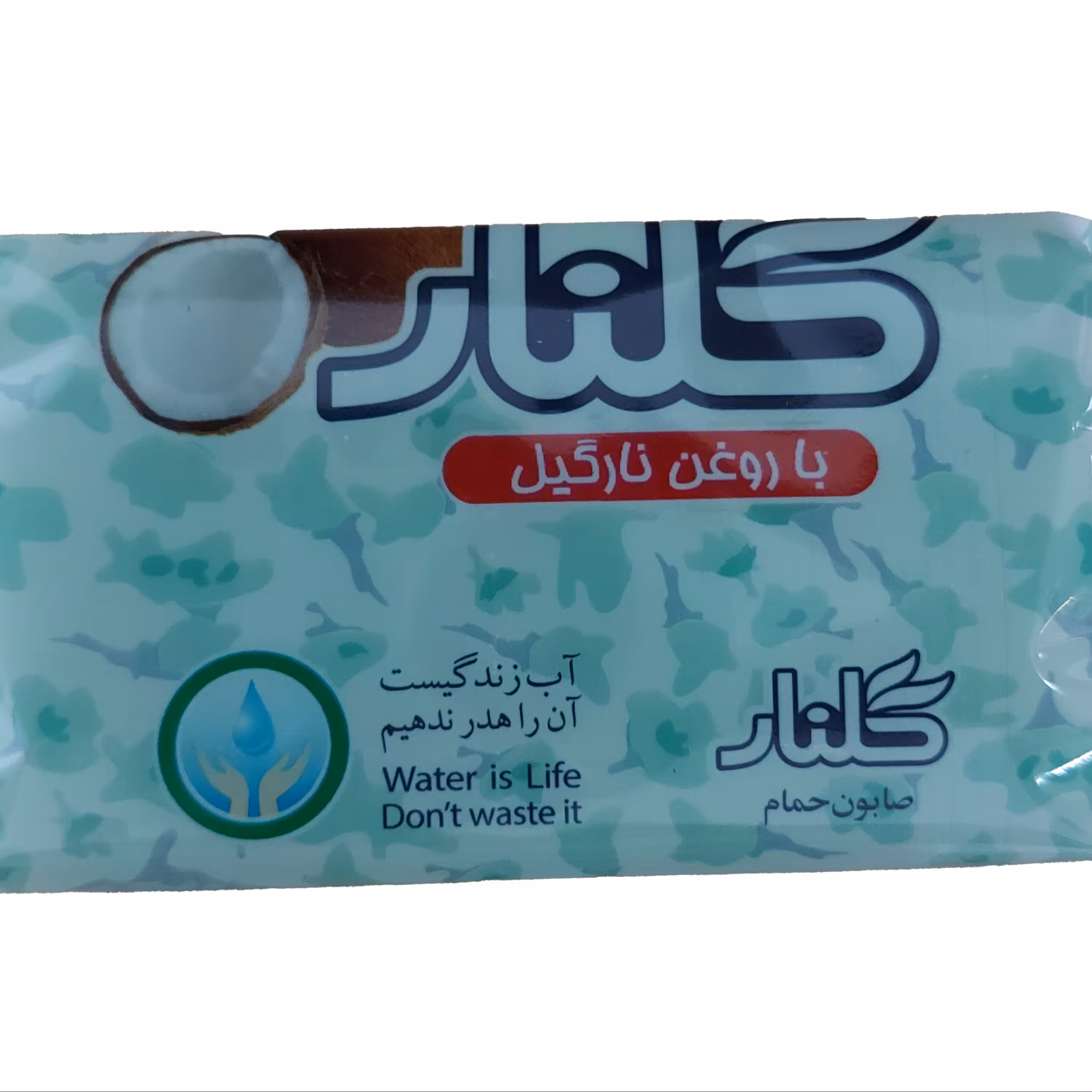 صابون حمام و دستشویی گلنار رنگ سبز مدل تکی وزن 130گرم 