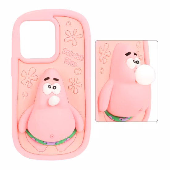 قاب گوشی سیلیکونی برجسته آدامس بادکنکی برای iPhone 13 Pro Max /12 Pro Max - طرح 9