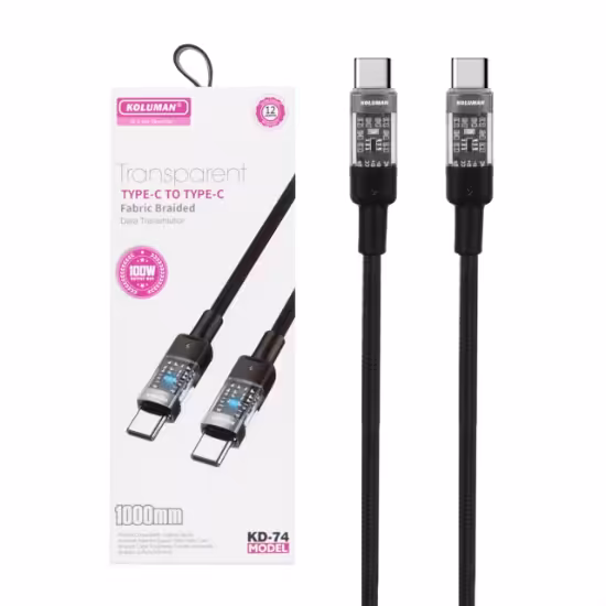 کابل تبدیل Type-C to Type-C کلومن مدل KD-74