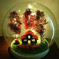 چراغ خواب کلبه رویایی هدیه کادویی تابستانی تزیین اتاق خواب - فروشگاه اینترنتی گشنیز