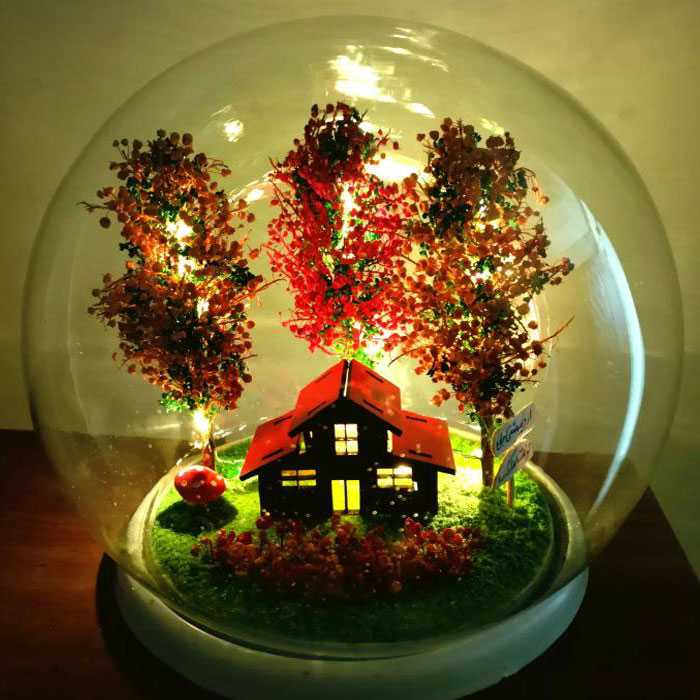 چراغ خواب کلبه رویایی هدیه کادویی تابستانی تزیین اتاق خواب - فروشگاه اینترنتی گشنیز