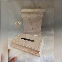 ست سطل و جا دستمال طرح سنگ کد 202