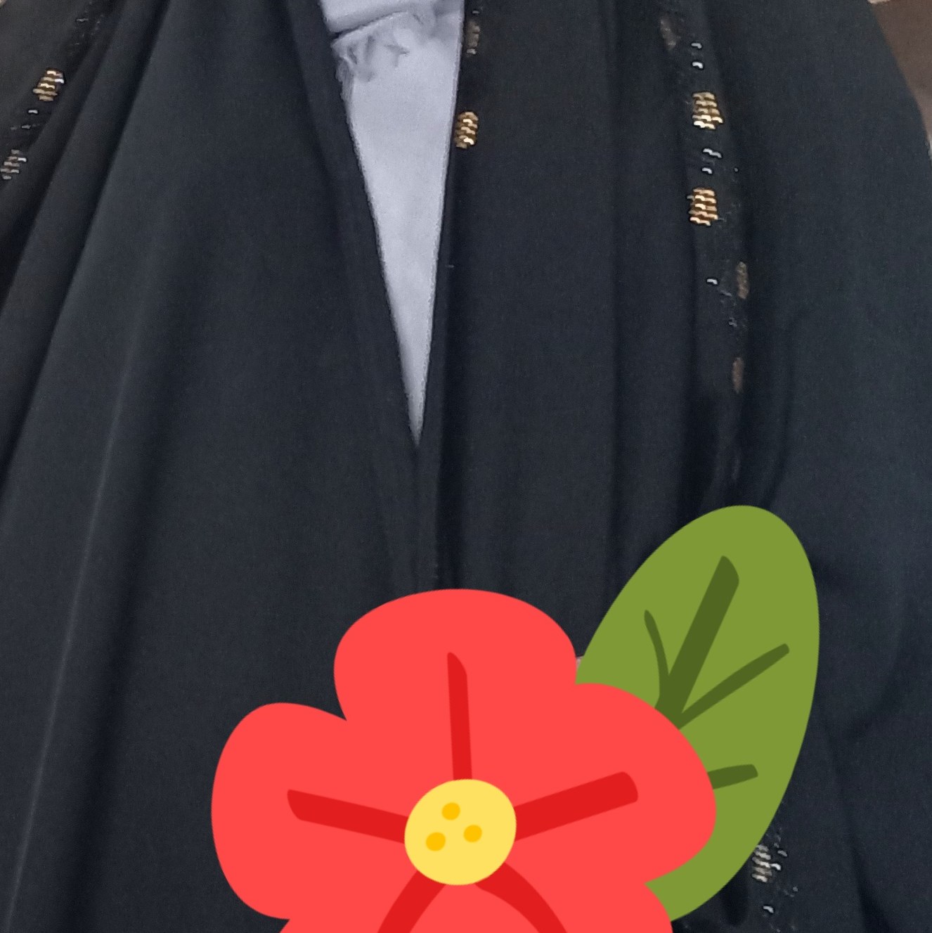 چادر عربی کار شده 