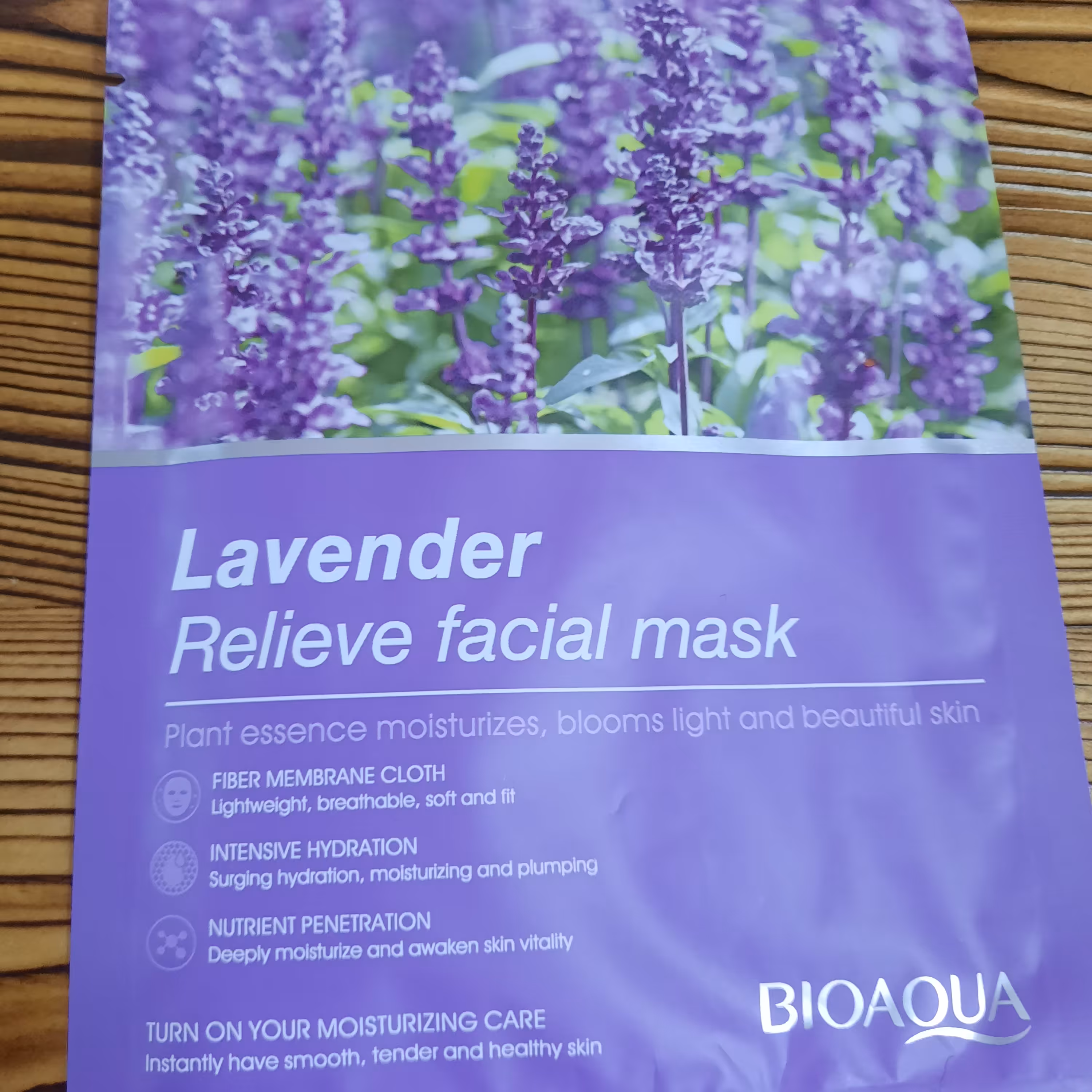 ماسک صورت ورقه ای لوندر (اسطوخودوس)