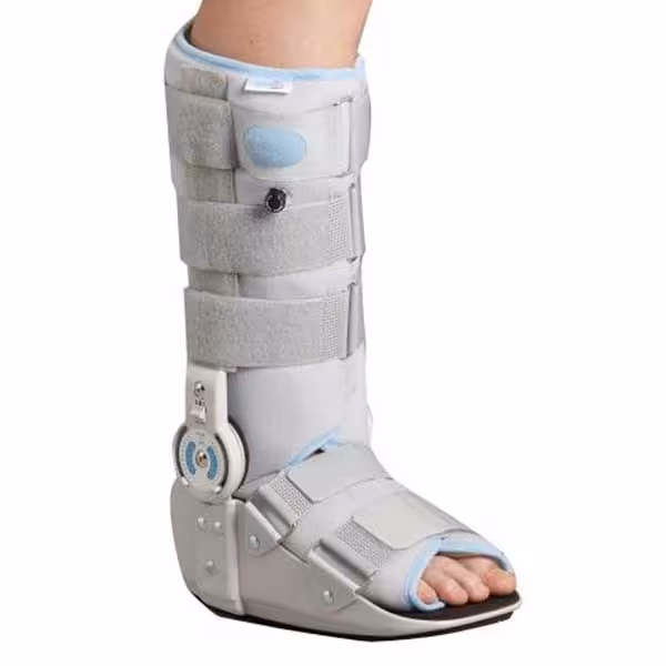 بوت طبی نوماتیک لولا دار 17 اینچ ولکر مدل 62010 WELLCARE