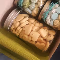 کوکی کره ای قلبی (شیشه 850 سی سی)