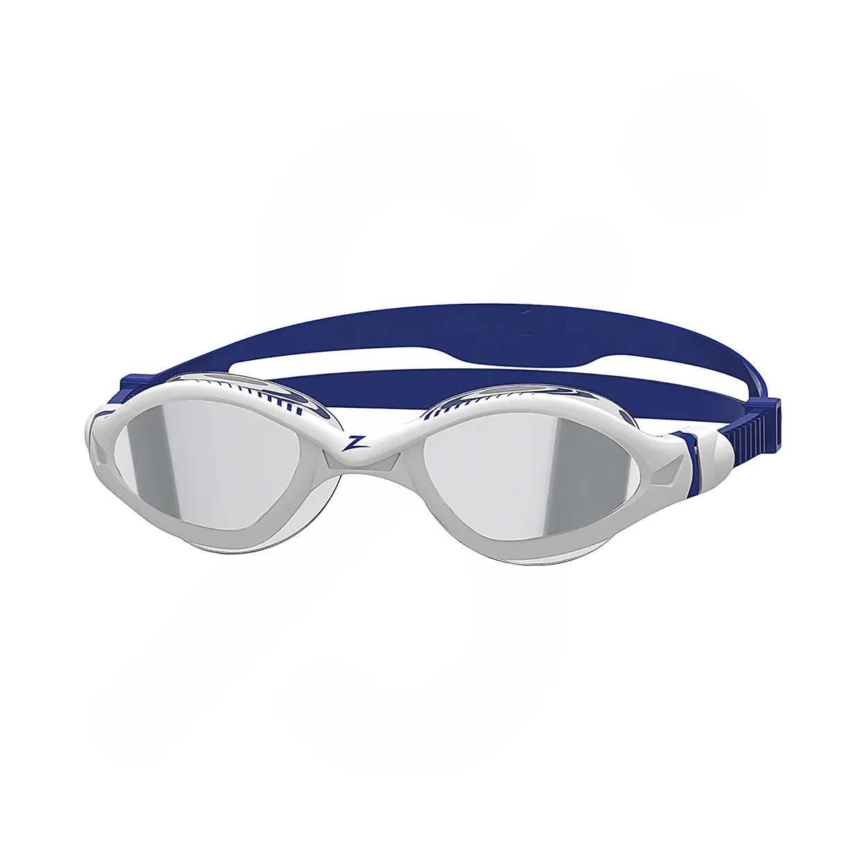 عینک شنا زاگز Tiger Lsr Titanium HMK | سفید/آبی