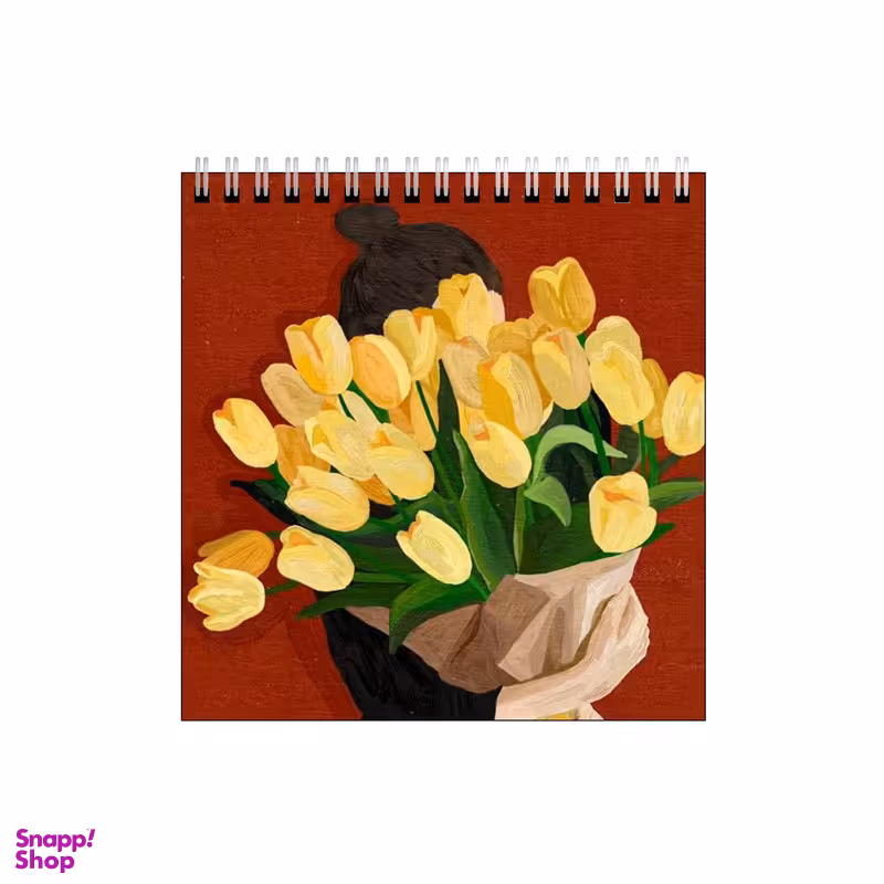 دفتر طراحی بامبیلیپ طرح دسته گل لاله زرد کد 4711435